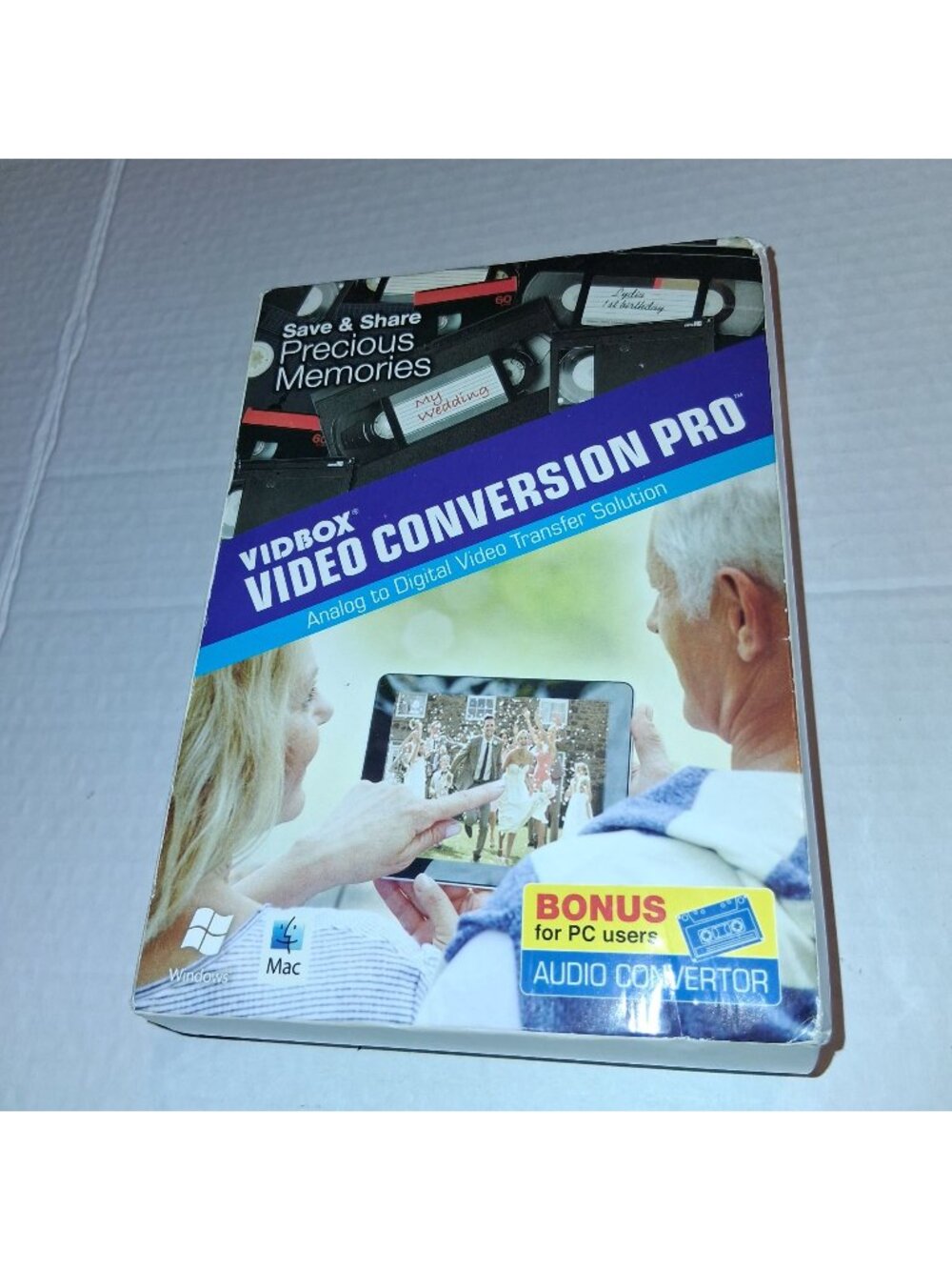 VIDBOX Video Conversion Pro Analog To Digital Transfer Solution For PC & Mac Wit